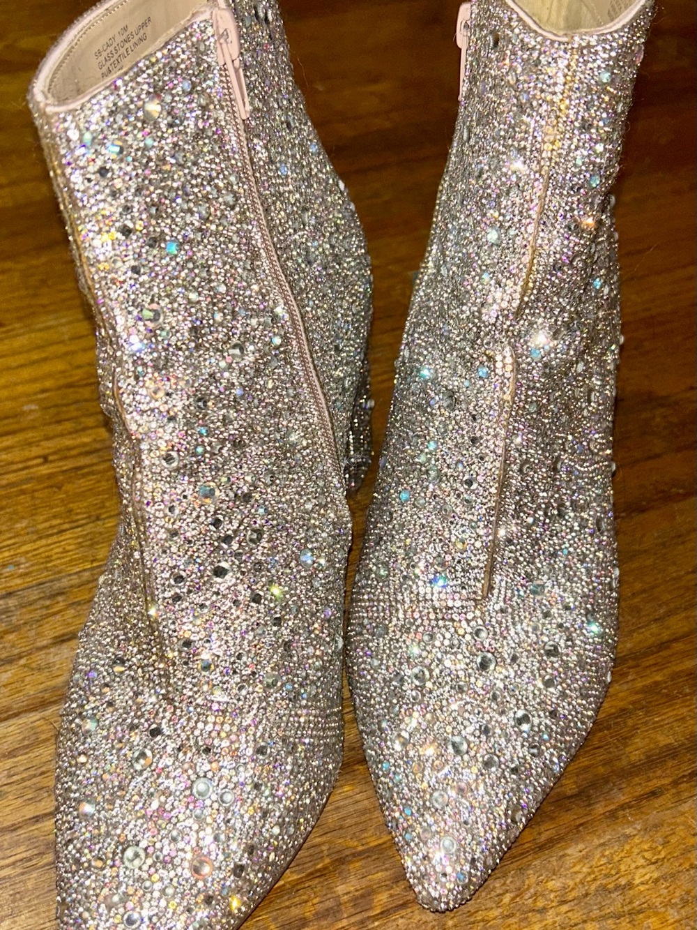 Betsy Johnson Rhinestone Boots size 10